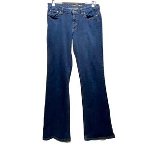 DKNY Jeans Women's 12 Blue So-Lo-Lita Stretch Denim Boot Fit Pants Est. 1989 EUC